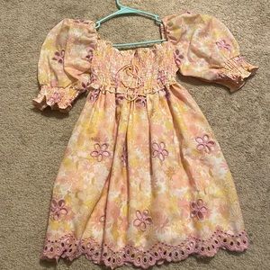 Pink Ripple Dress